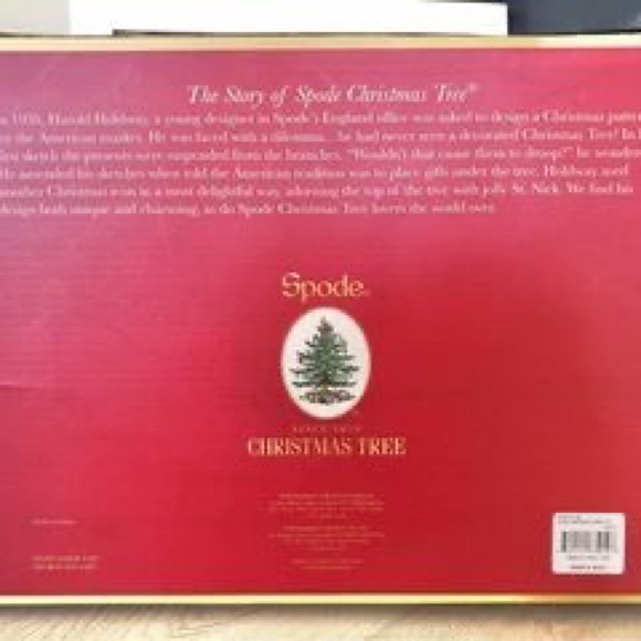 SPODE Christmas Tree 14” Oval Platter - Picture 3 of 8